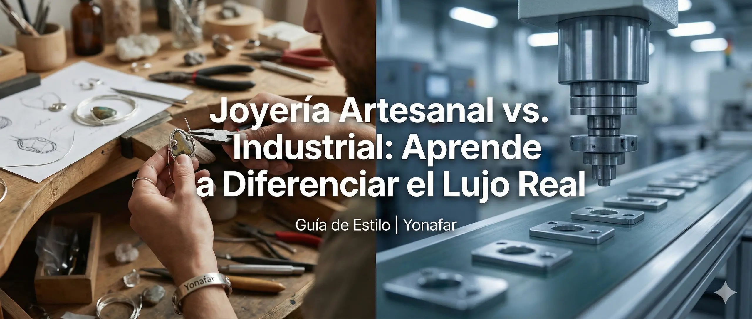 Joyería Artesanal vs Industrial Yonafar