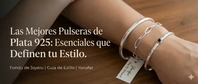 Las mejores pulseras de plata 925 Yonafar