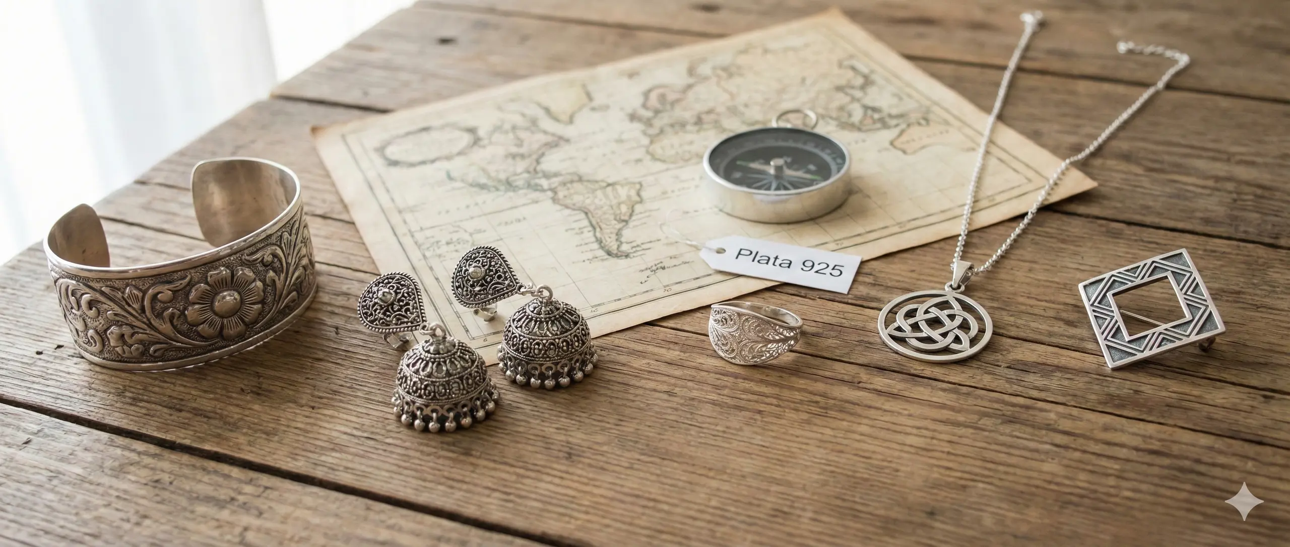 Plata de Ley 925 culturas del mundo Yonafar