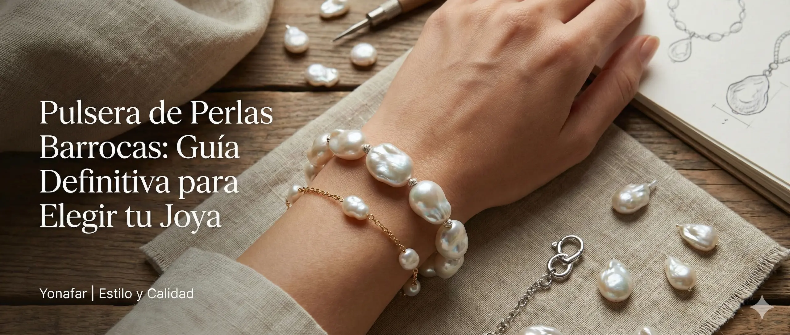 Pulseras de Perlas Barrocas Yonafar