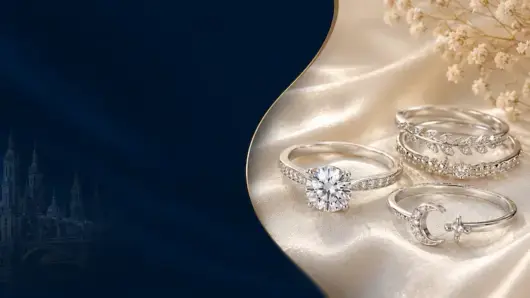 Anillos de moissanita y plata 925 en Zaragoza en joyería Yonafar