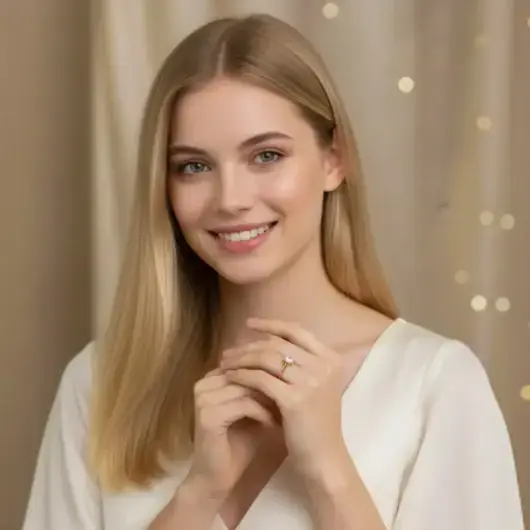 Anillo solitario de diseño minimalista joyería Yonafar Zaragoza